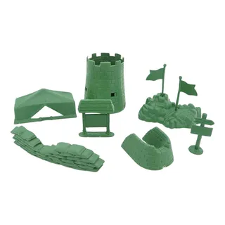 Figura De Campo De Batalla De 9 Piezas, Accesorio De Figura De Campo De Batalla De 9 Piezas, Accesorio De