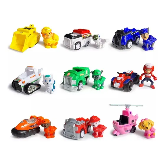 Set Personajes Paw Patrol Chase Everest Patrulla Canina 