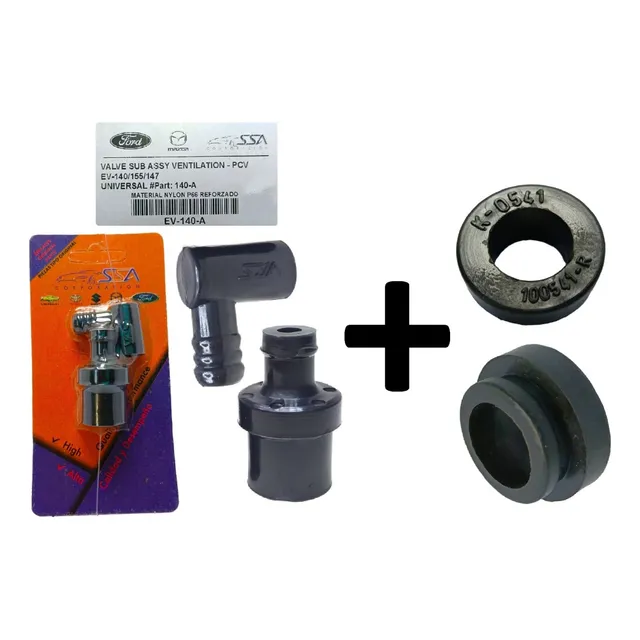 Valvula Pcv + Goma Valvula (kit) Para Ford Fiesta Power