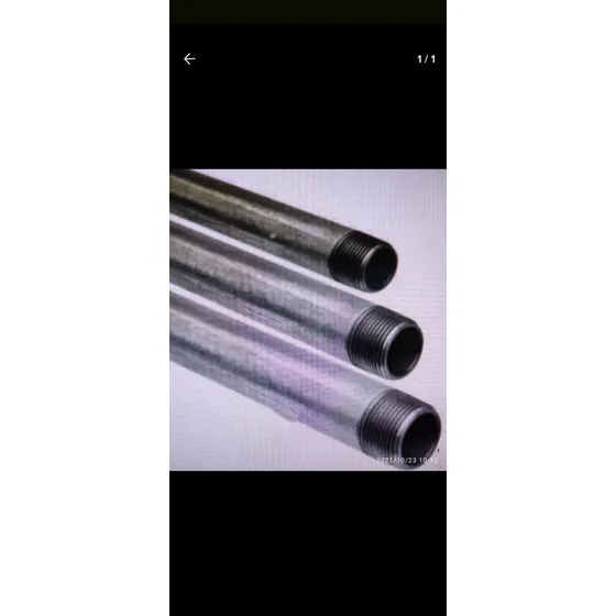 Tubo Astm Galvanizado Unicom De 6.40 Mtrs
