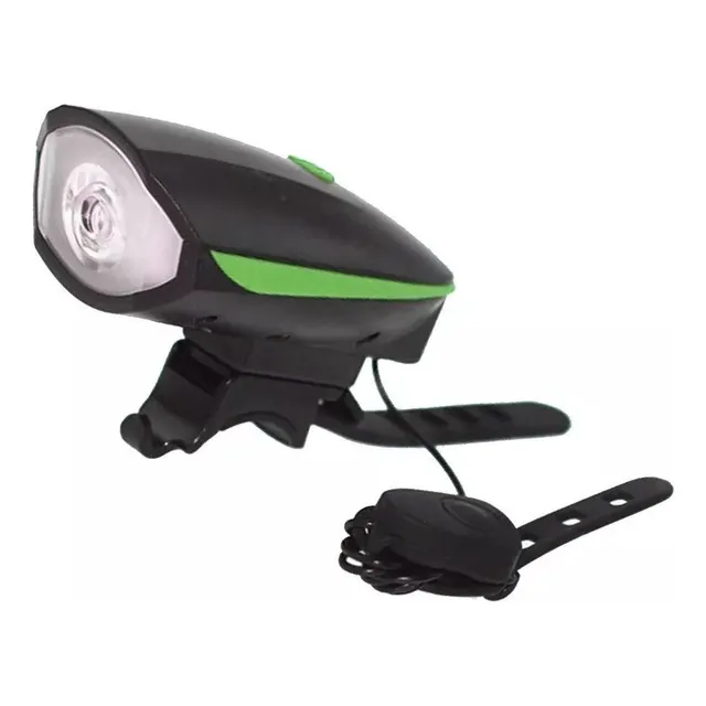 Luz Led Delantera Bocina Para Bicicleta Ciclismo - Sportex