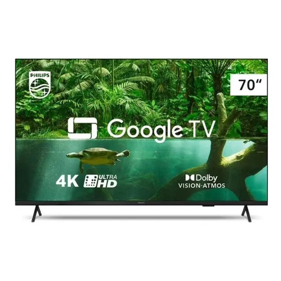 Smart Tv Philips 70 Polegadas 4k Uhd, Led, Pug7408/78