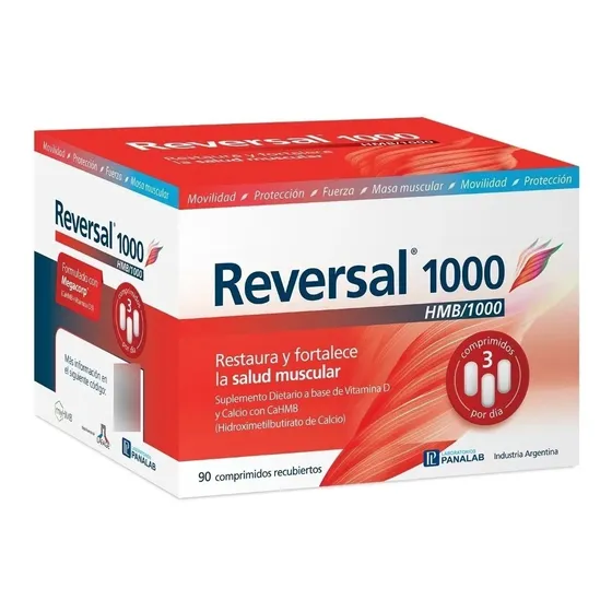 Reversal 1000 Hmb Restaura Y Fortalece La Salud Muscular Sabor No