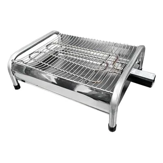 Churrasqueira Elétrica Tok Grill Grelha Cromada Sem Fumaça Cor Prateado Churrasqueira Elétrica Tok Grill Grelha Cromada Sem Fumaça Cor Prateado