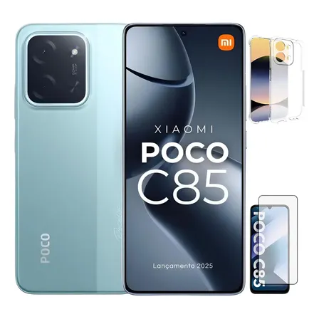 Xiaomi Poco C85 256gb 8gb Ram Global Pelicula + Capinha Cor Verde-claro