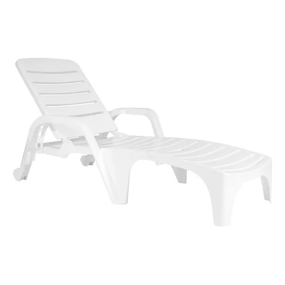 Reposera Carilo Plastica Plegable Playa Piscina Garden Life
