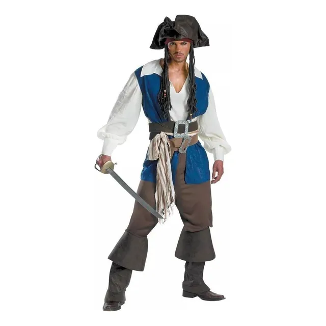 Nuevo Cosplay De Capitán Sailor De Piratas Del Caribe Para H
