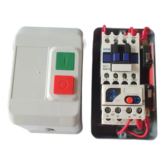 Arrancador Directo Trifasico 7-10 Amp 220 Vac Base Metalica