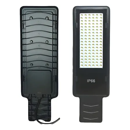 Luminária Publica Forte Poste 200w Ip66 Cor Branco Frio 127/220v Preto Branco-frio
