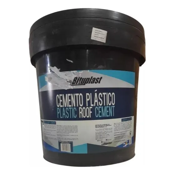 Cemento Plástico Cuñete De 4 Galones Bituplas