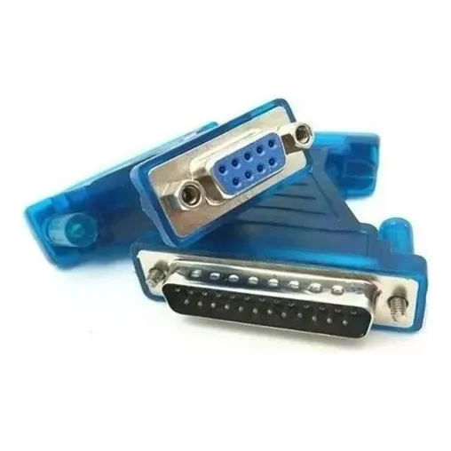 Conector Adaptador Db9 Hembra A Db25 Macho Impresora Pines