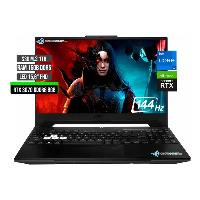 Asus Tuf Intel Core I7 Disco Ssd 1tb Ram 16gb Rtx 3070