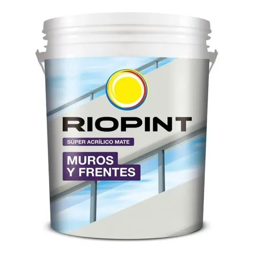 Muros Y Frentes Super Acrilico Mate Riopint X4 Lt. Colores