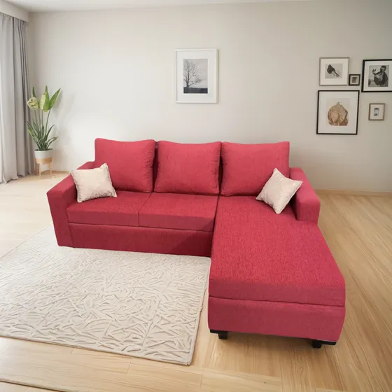 Sillón Esquinero L Chenille Juego De Living Comedor 210x160