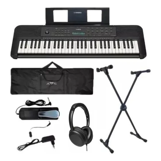 Teclado Yamaha Portátil 61 Teclas Psr E283 + Kit