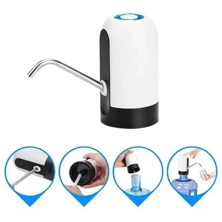 Bomba Dispensador Usb Agua Electrónico Recargable Botellón A