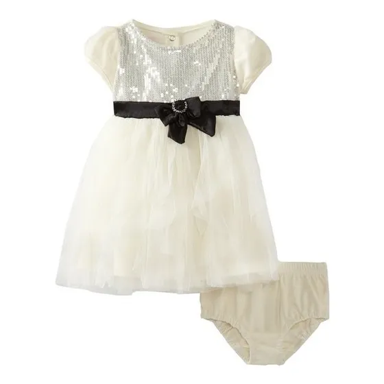 Bello Vestido Para Niñas De Fiesta Talla 18 Meses