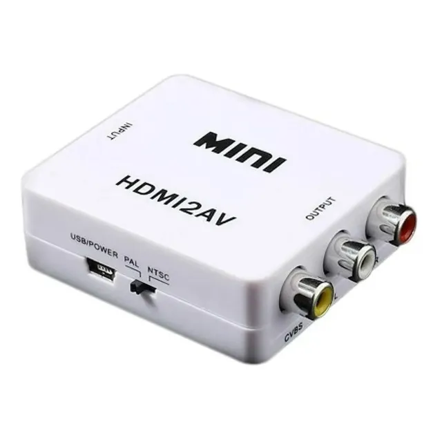 Adaptador Conversor Hdmi Digital A Av Rca Analogo Tecnomati