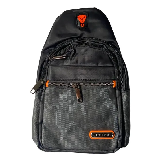 Morral Cruzado Riñonera Con 3 Cierrres Diseño Militar