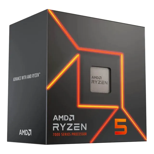 Procesador Amd Ryzen 5 7600 Am5 7a Generación Con Gráficos