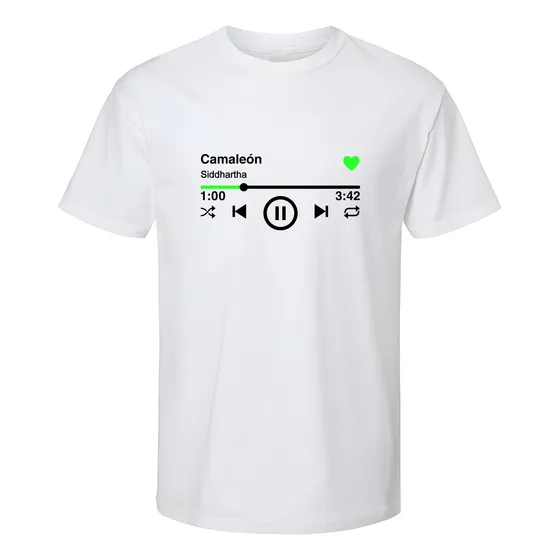 Playera Musical | Siddharta Camaleón