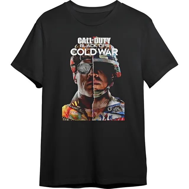Polera Estampada Call Of Duty Cold War - Videojuego - Dtf