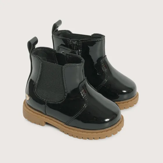 Bootie Colección Niñas Negro Opaline