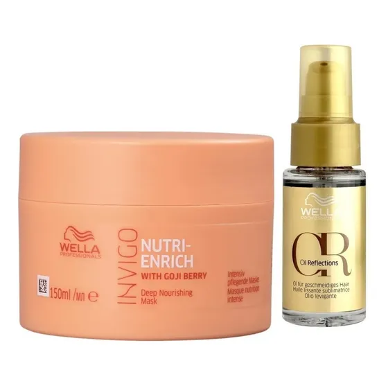 Wella Kit Invigo Nutri-enrich Másc.150ml+oil Reflections 30m
