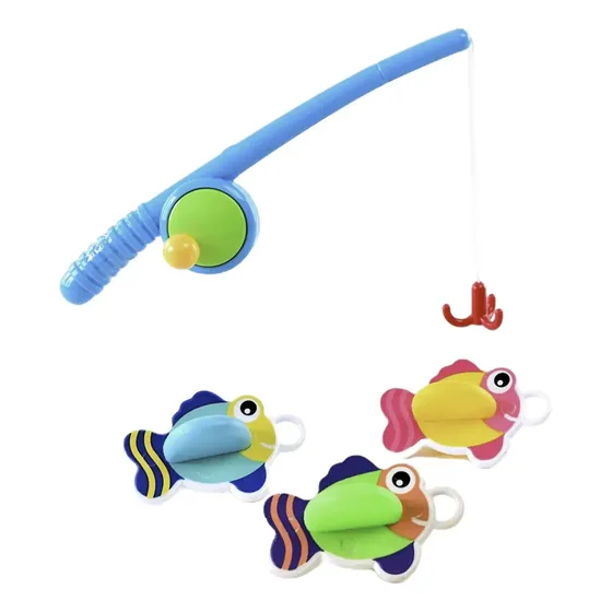 Juego De Pesca Para Bebes Peces Y Caña Didacta 610/14 Febo