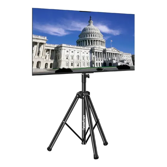 Base Trípode Pedestal Tv Ajustable De 32 A 55 Pulgadas Negro
