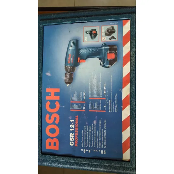 Taladro/atornillador Inalámbrico Bosch Gsr 12-1