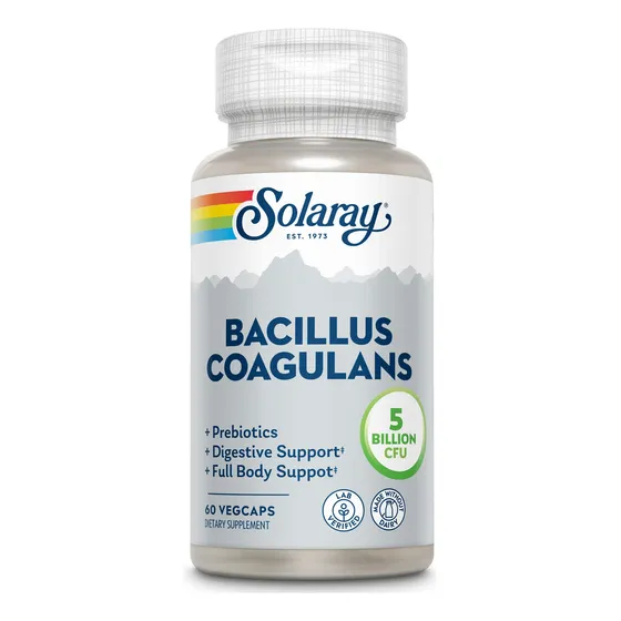 Suplemento Probiótico Solaray Bacillus Coagulans 5 G Cfus 60
