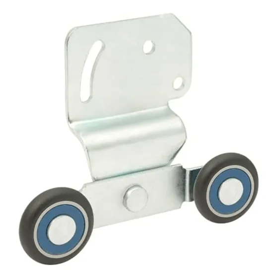Lock Cclod Juego De Carretilla Doble Riel Para Clóset,