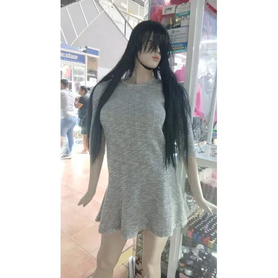 Vestido Gris Stradivarius