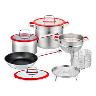 Bateria Olla Multifunción De Acero Inoxidable 9 Pzas Bogner Bateria Olla Multifunción De Acero Inoxidable 9 Pzas Bogner