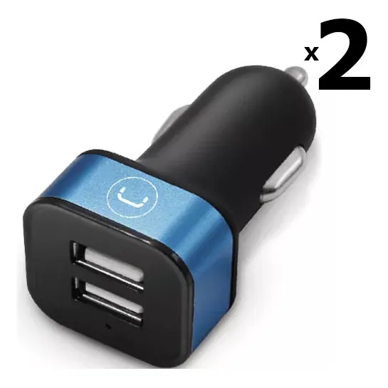 Cargador Usb 2 Puentes Para Carro