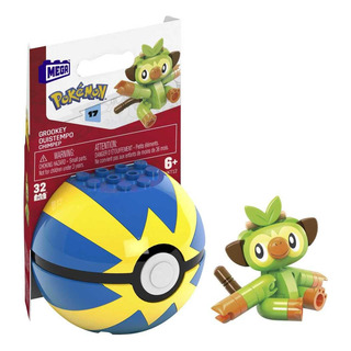 Set De Construcción Mega Construx Pokémon Series 17 Grookey Set De Construcción Mega Construx Pokémon Series 17 Grookey