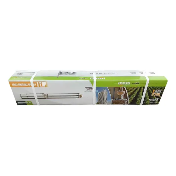 Bomba Sumergible Bala Con Capacitor Interno 1/2 Hp Igoto Color Multicolor