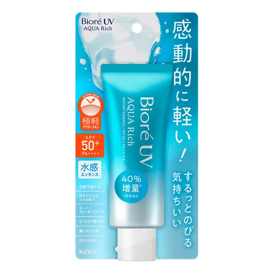 Bioré Aqua Rich Watery Fps 50 Protetor Solar Japão 70g V26