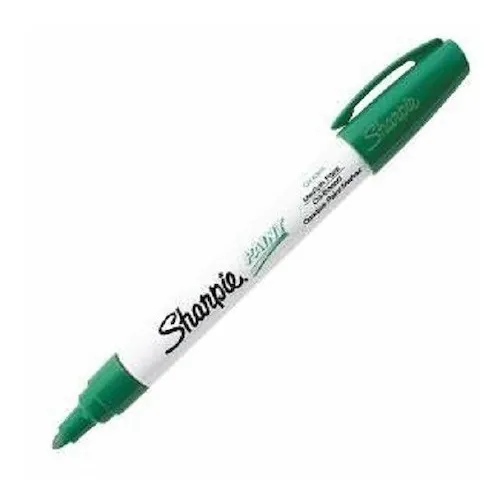 Marcador Paint Base Aceite Punta Media Sharpie Escoger Color Color Verde