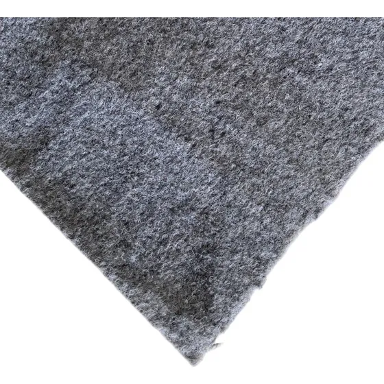 Fieltro Alfombra Moquete 2m De Ancho Color Gris Para Piso