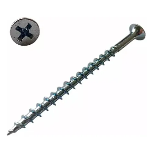 Tornillo Volcanita Zincado 8 X 3 PuLG 1kg 250 Unidades