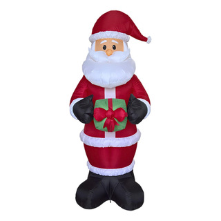 Decoración Inflable Navideña De Papá Noel, Figura Decoración Inflable Navideña De Papá Noel, Figura