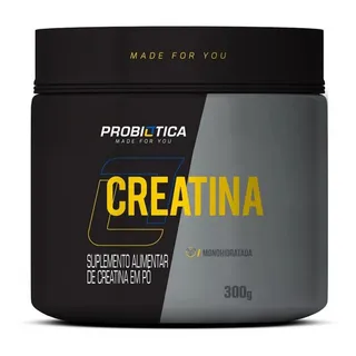 Creatina 300g Monohidratada 100% Pura Probiotica Sabor Creatina 300g Monohidratada 100% Pura Probiotica Sabor