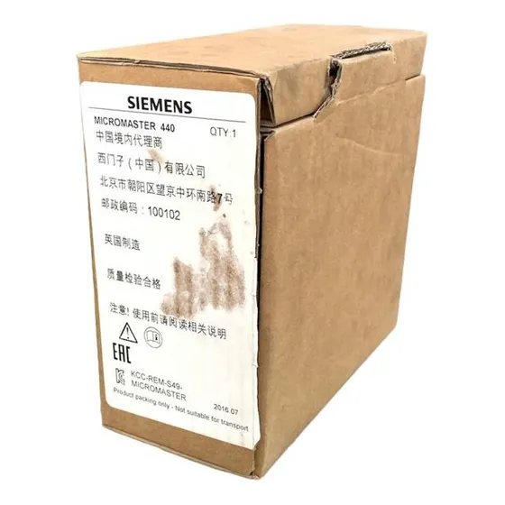 Siemens 6se6440-2ud21-1aa1 Micromaster 440 Sin Filtro