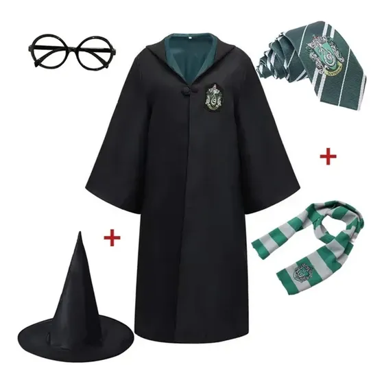 Disfraz: Túnica De Slytherin (harry Potter) Juvenil Y Adulto