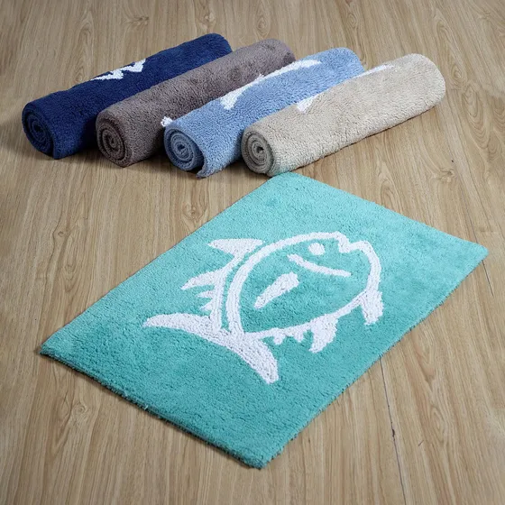 Alfombra Baño Reversible Aqua 17  Ancho X 24  Largo