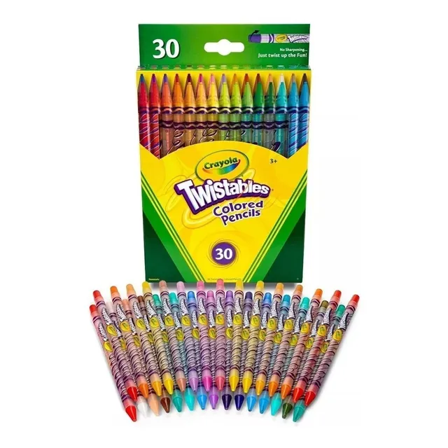 30 Lápices De Colores Twistables Crayola