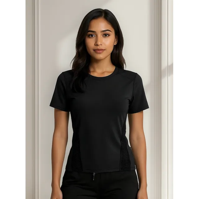 Playera Licra Deportiva Secado Rápido Mujer