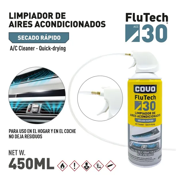 Limpiador Para Aires Acondicionados 450ml Covo